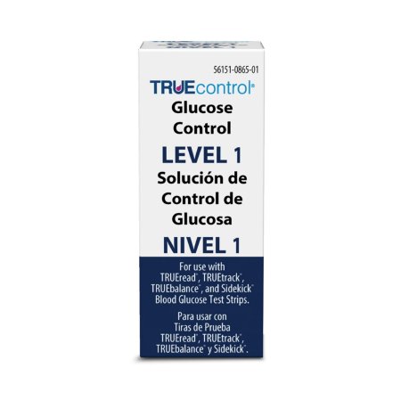 Truecontrol - Blood Glucose Control Solution Blood Glucose Testing 3 mL Level 1 - M5H01-80