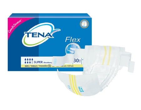 Essity HMS North America Inc TENA Flex Super Adult Incontinent Belted Undergarment Tab Closure Size 16 Disposable Heavy Absorbency - 67806