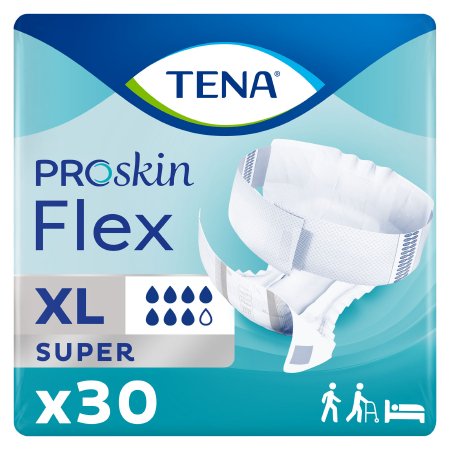 TENA ProSkin Flex Super - Unisex Adult Incontinence Belted Undergarment Size 20 / X-Large Disposable Heavy Absorbency - 67807
