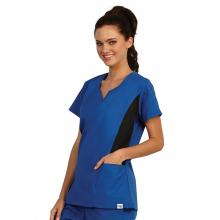 Women's SimplySoft Notch Neck Flex Tunic  Royal Black