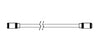 Spacelabs Medical Compatible NIBP Hos 275 cm, Single Tube, Adult For BMP300 Bionet - 714-0018-00