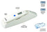 American Diagnostic Corp AdTemp 424 Digital Ear Thermometer For the Ear Hand-Held - 424