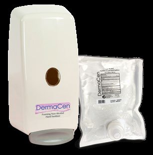 DermaCen - Alcohol-Free Hand Sanitizer 1,000 mL BZK (Benzalkonium Chloride) Foaming Dispenser Refill Bag - 14116-1000