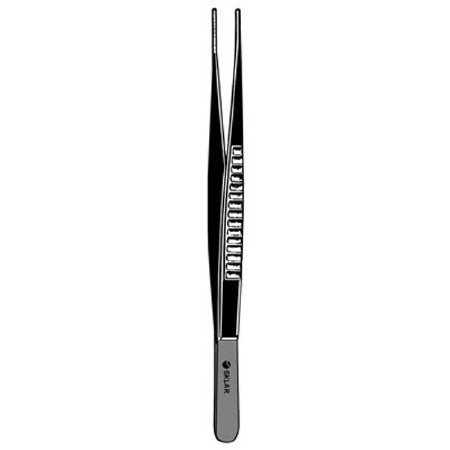 Sklar Sklar Tissue Forceps DeBakey 12 Inch Premium OR Grade Stainless Steel NonSterile NonLocking Thumb Handle Straight Blunt 3.5 mm Jaws w/1 X 2 Rows of Fine Atraumatic Teeth - 52-5297