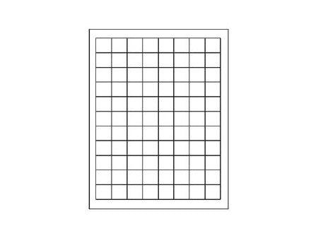 Shamrock Scientific Blank Label Laboratory Use Without Legend White 15/16 X 15/16 Inch - SLS-LASER-1