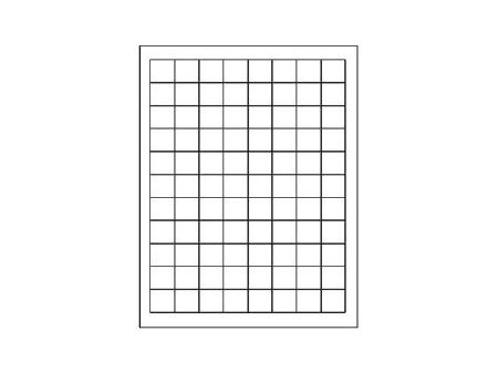 Shamrock Scientific - Blank Label Laboratory Use White 15/16 X 15/16 Inch - SLS-LASER-1