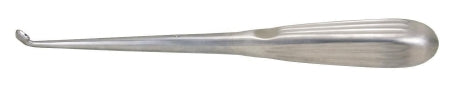 Miltex - Bone Curette Spratt 9 Inch Length Hollow Handle with Grooves Size 000 Tip Angled Oval Cup Tip - 26-1737