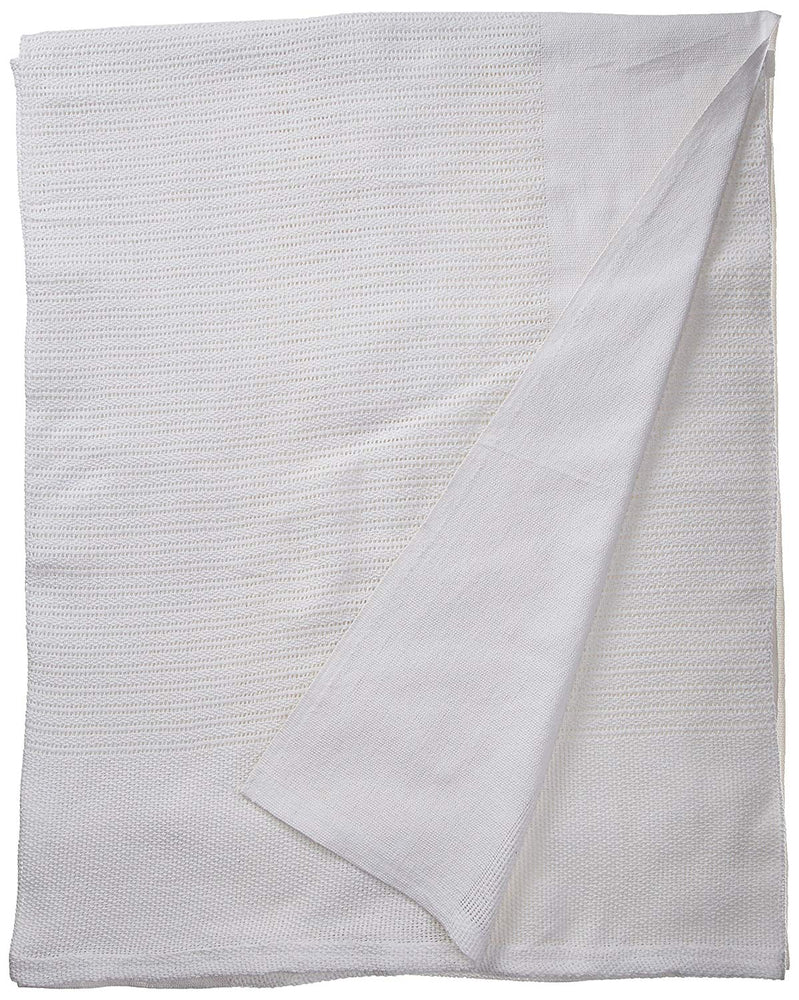 Lew Jan Textile - Thermal Blanket 74 X 108 Inch Cotton 55% / Polyester 45% 3.93 lbs. - V35-7408BE
