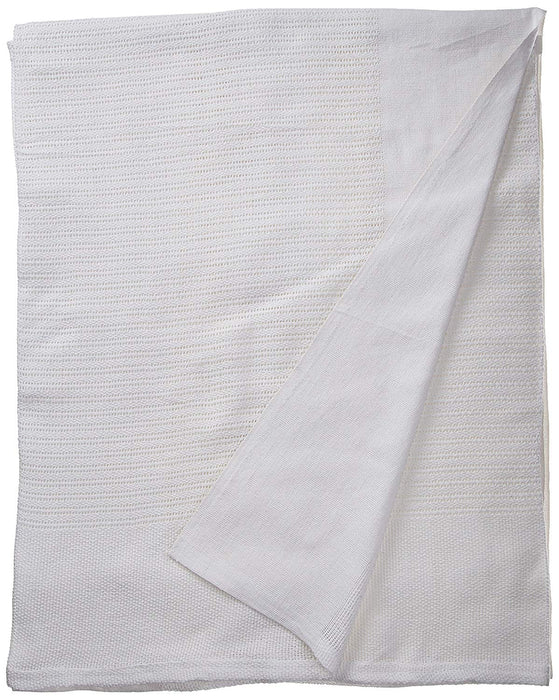 Lew Jan Textile - Thermal Blanket 66 X 90 Inch Cotton 2.1 lbs. - V33-6690WH
