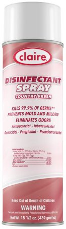 R3 Reliable Redistribution Resource Claire Surface Disinfectant Alcohol Based Liquid 15.5 oz. Can Country Fresh Scent - CL541