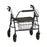 Mighty Mack - 4 Wheel Rollator Blue Adjustable Height / Extra Wide / Heavy Duty / Folding Aluminum Frame - 4216BL