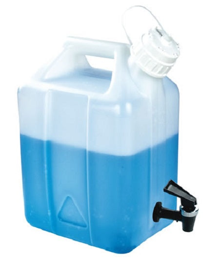 US Plastic Corp. Thermo Scientific Tamco Industries Gallon Natural HDPE Nalgene Jerrican Modified with Fast Draw-Off Spigot