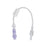 Amsino International - Extension Set 8 Inch Tubing 1 Port 1.8 mL Priming Volume DEHP-Free - AE3108