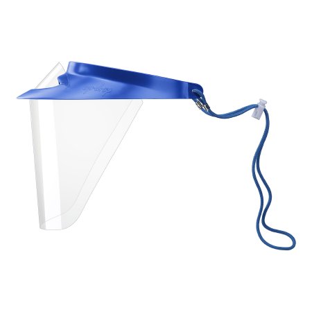 Polysoft - Face Shield Kit One Size Fits Most Full Length Anti-fog Reusable NonSterile - 206PV-RB