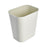 Rubbermaid - Fire-Resistant Trash Can 14 Quart Rectangular Beige Thermoset Polyester Open Top - FG254100BEIG