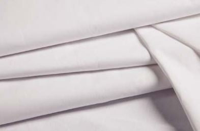 Hospitex / Encompass Group Regal Touch Bed Sheet Fitted 36 X 84 X 9 Inch White / Blue Hem Cotton 55% / Polyester 45% Reusable - 53966-084