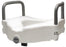 Graham-Field Lumex Raised Toilet Seat 4-1/2 Inch Height White 300 lbs. Weight Capacity - 6487RA