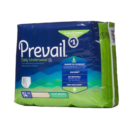 First Quality Prevail Super Plus Adult Absorbent Underwear Pull On X-Large Disposable Moderate Absorbency - PVS-514