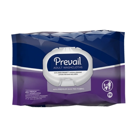 First Quality Prevail Personal Wipe Soft Pack Aloe / Vitamin E / Chamomile Scented 48 Count - WW-910