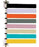 Omnimed Exam Room Signal Flag Wall Mount 3-Flag 4 Inch - 291733