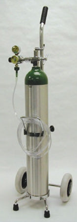 Mada Medical - Oxygen Kit on Cart (Empty) Size E Aluminum - Mada Medical Products - 1630AE
