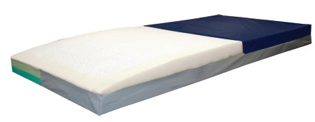 Drive Medical Multi-Ply Series 6500 Global with Raised Side Rails Bed Mattress Pressure Reduction Mattress 36 X 76 X 6 Inch - 6500-GL-1-RR-FB