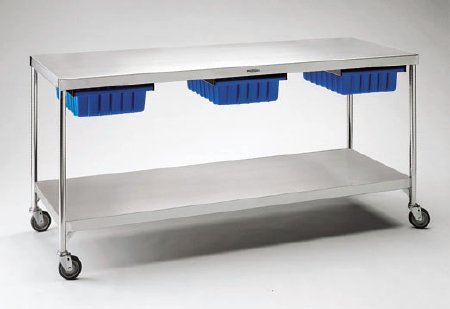 Center Supply - Central Supply Work Table 24 X 34 X 72 Inch Stainless Steel 1 Shelf - CDS-2472-W/SC