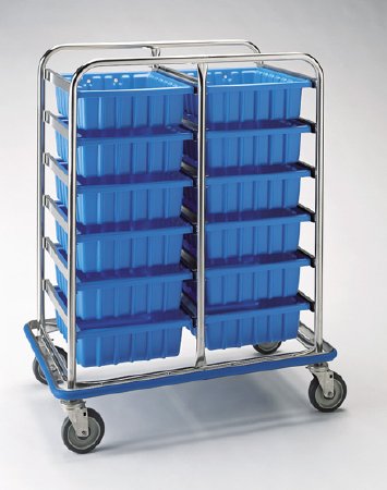 Pedigo Products - Supply Cart Stainless Steel 51.5 X 57 X 24.125 Inch - CDS-152-24