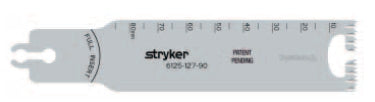 Stryker Saw Blade Sagittal 90 L X 25 W X 1.27 Thk mm - 6125127090