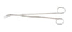 Miltex - Operating Scissors Thorek 10 Inch Length OR Grade German Stainless Steel NonSterile Finger Ring Handle Fully Curved Blade Blunt Tip / Blunt Tip - 5-245