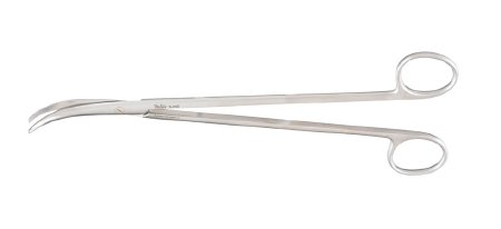 Miltex - Operating Scissors Thorek 10 Inch Length OR Grade German Stainless Steel NonSterile Finger Ring Handle Fully Curved Blade Blunt Tip / Blunt Tip - 5-245