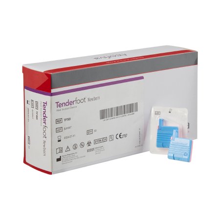 Tenderfoot - Pediatric Lancet Incision Device Blade 1.0 mm X 2.5 mm Depth 2.5 mm Blade Push Button Activation - 000TF50I