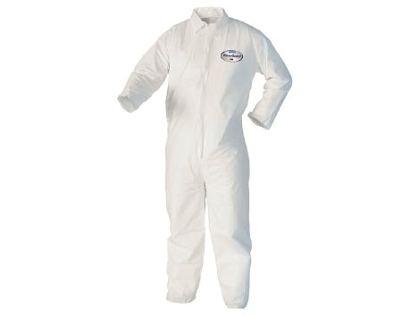 Kimberly Clark Kleenguard A40 Coverall KleenGuard A40 Large White Disposable - 44303