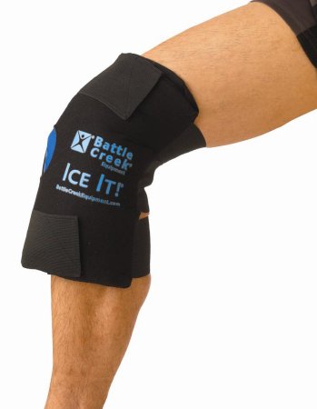 Ice It! MaxCOMFORT System - Cold Pack with Wrap Knee 12 X 13 Inch Fabric / Foam / Vinyl / Gel Reusable - 512