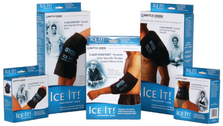 Battle Creek Ice It! C*Pack Cold Pack General Purpose Small 4-1/2 X 6 Inch Vinyl Reusable - 561