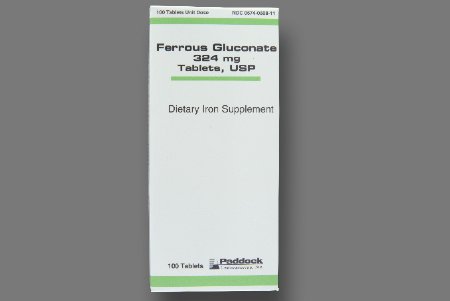 Perrigo Company - Mineral Supplement Iron 324 mg Strength Tablet 100 Per Bottle - 00574050811