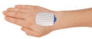 Natus - EMG Adhesive Ground Plate Electrode 40 X 50 mm Contact Area Silver / Silver Chloride NonSterile Rectangular Tab Tip Disposable - 019-768500