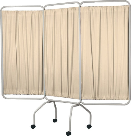 Winco Privess Basic Privacy Screen Folding 3-Panel Steel / Vinyl - 3139-91