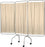 Winco Privess Basic Privacy Screen Folding 3-Panel Steel / Vinyl - 3139-91