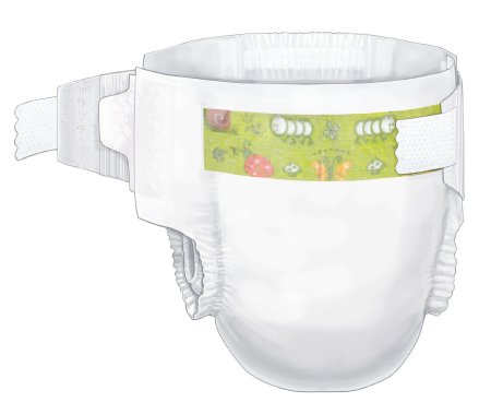 Cardinal Curity Baby Diaper Tab Closure Size 4 Disposable Heavy Absorbency - 80038A