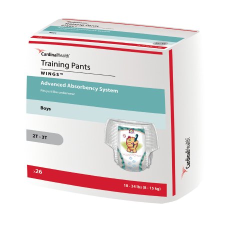 Curity - Male Youth Training Pants Pull On with Tear Away Seams Medium Disposable Heavy Absorbency - 70063BA