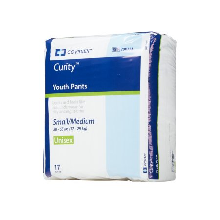 Cardinal Curity Youth Absorbent Underwear Pull On Medium Disposable Heavy Absorbency - 70073A