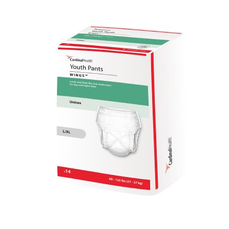 Curity - Unisex Youth Absorbent Underwear Pull On with Tear Away Seams Medium Disposable Heavy Absorbency - 70073A