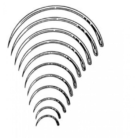 Integra Miltex - Suture Needle 1/2 Circle Taper Point Needle Regular Surgeon's Type Size 14 Needle - MS192A-14