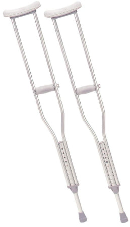 Drive Medical Underarm Crutches Aluminum Frame Child 175 lbs. Weight Capacity - 10416-1