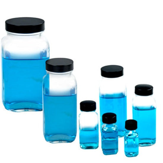 Square Glass Bottles