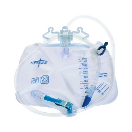 Medline - Urinary Drain Bag Anti-Reflux Tower Sterile Fluid Path 2000 mL - DYND15203