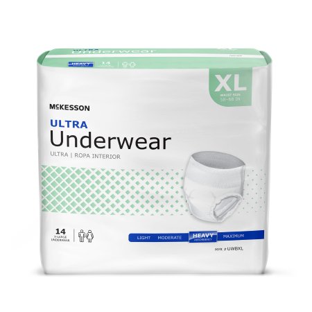 McKesson McKesson Ultra Adult Absorbent Underwear Pull On X-Large Disposable Heavy Absorbency - UWBXL