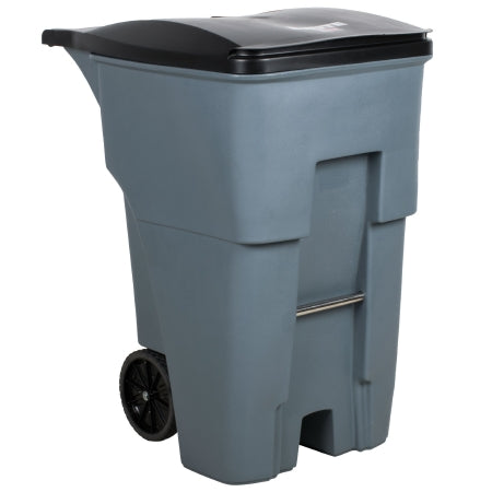Rubbermaid Brute - Trash Can 95 gal. Rollout Gray MDPE Manual - FG9W2200GRAY