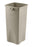 Saalfeld Redistribution Untouchable Trash Can 23 gal. Square Beige LLDPE Open Top - FG356988BEIG